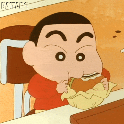 干饭人 蜡笔小新 表情包合集_干饭_表情