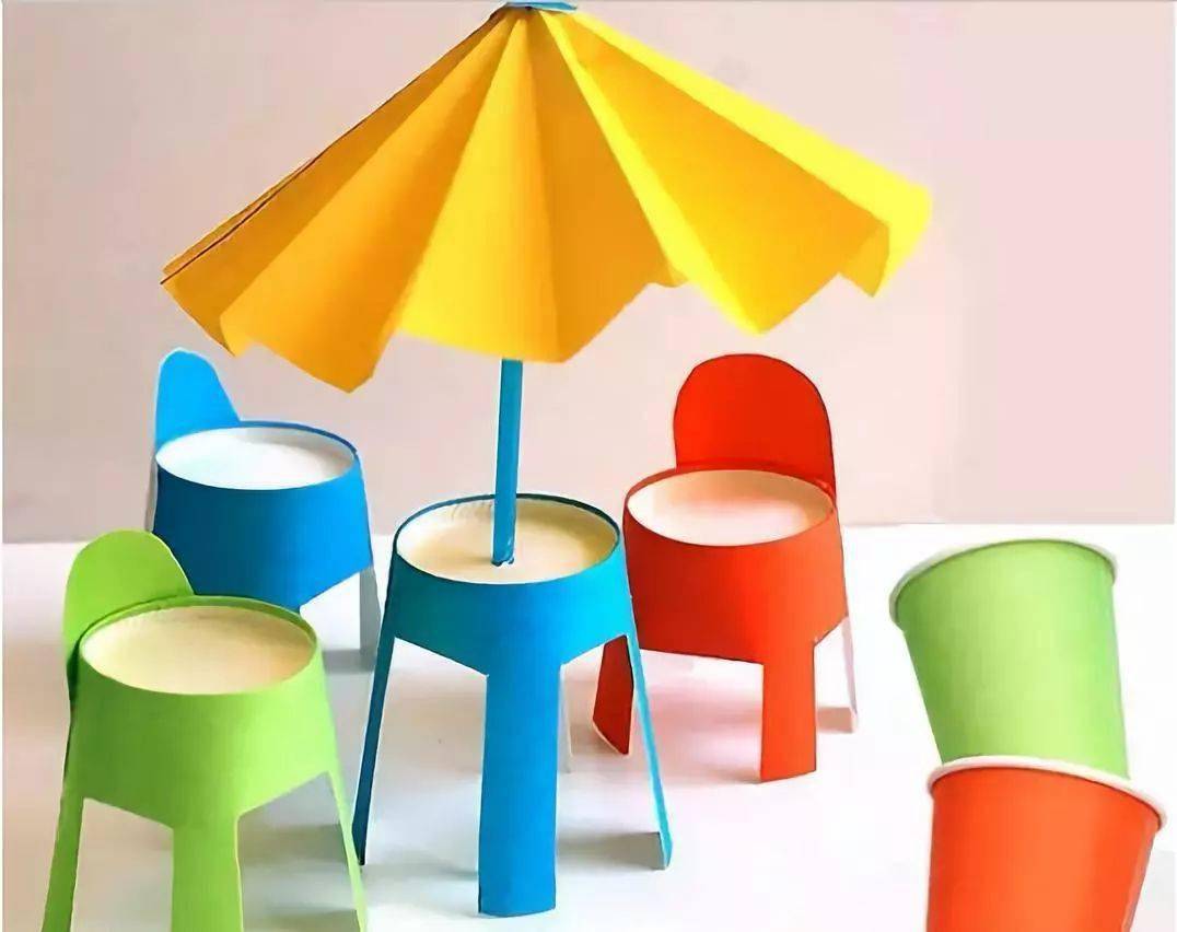 【创意手工】被幼师完爆的一次性纸杯手工,佩服佩服!_彩纸_步骤_材料