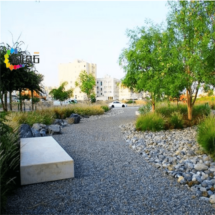 砾石小石子铺装小路,梅州砾石原石_植物_自然_建筑