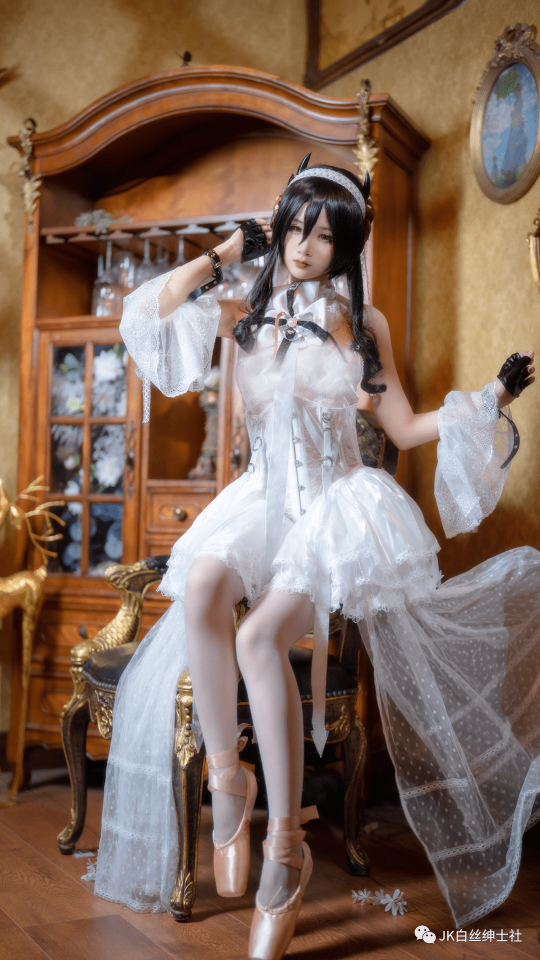 cosplay丨明日方舟伊内丝芭蕾装_摄影_@awei-_栏目