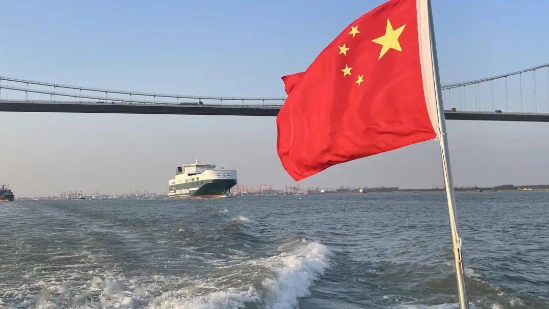 全球最先进滚装船出海试航_船舶_扬州_海事