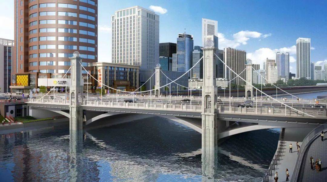 "东风桥"设计方案投票结果出炉!_潍坊_寓意_拱桥