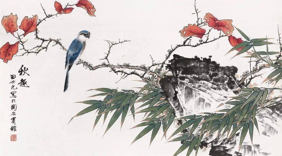 中国古美術.田世光款.花鳥画.宣紙画.三尺手描き.肉筆.掛け軸.絵画.書道.旧蔵 中国古美術.田世光款.花鳥画.宣紙画.三尺手描き.肉筆.掛け軸.絵画.書道