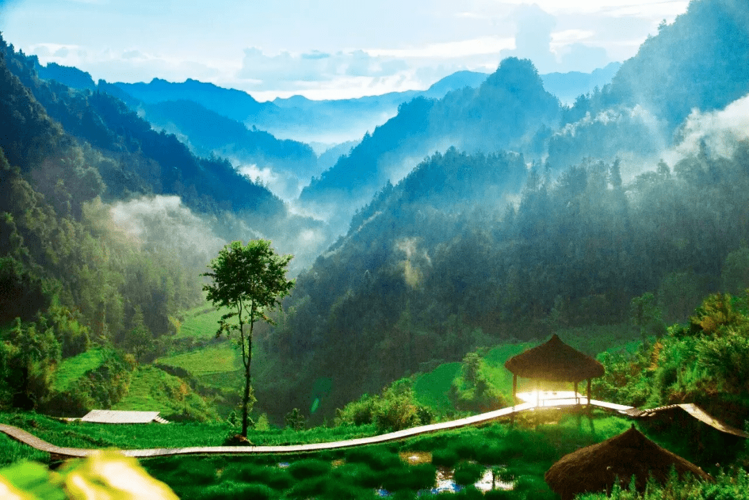 上榜“全球十大必住美宿”！把房间藏进悬崖峡谷，百亩梯田栈道，露天温泉泡汤，360°视野实的绝！