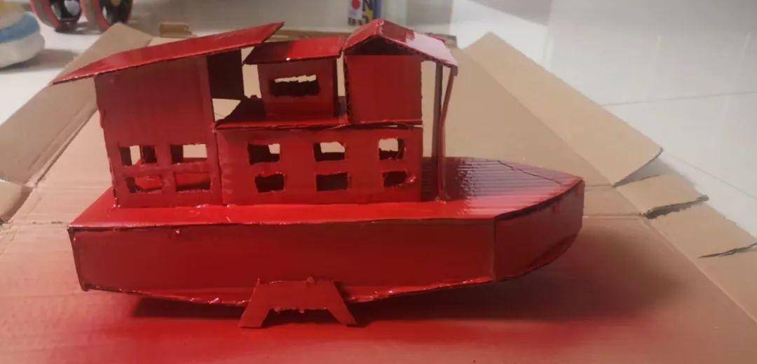 巧手拼红船 争做"船"承人——安西路小学科技节六年级组为党的二十大