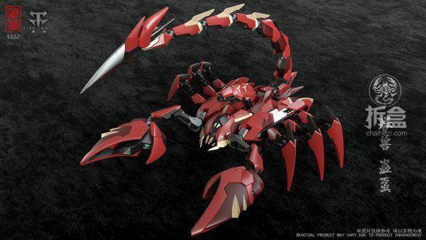 藏道模型CD-08 影蜮众螯刹蝎子可动合金国创机甲成品模型_官方_cm