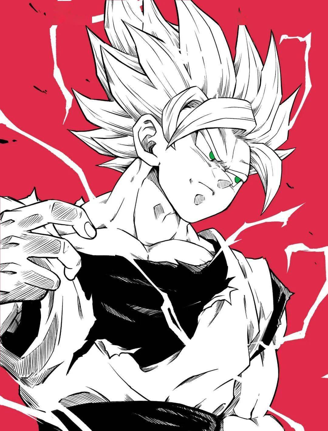 七龙珠壁纸:黑白赛亚人_手游_福利_区域