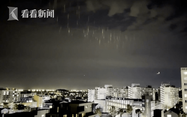 外星人来了吗？ 济州岛夜空中出现不明的“光柱”