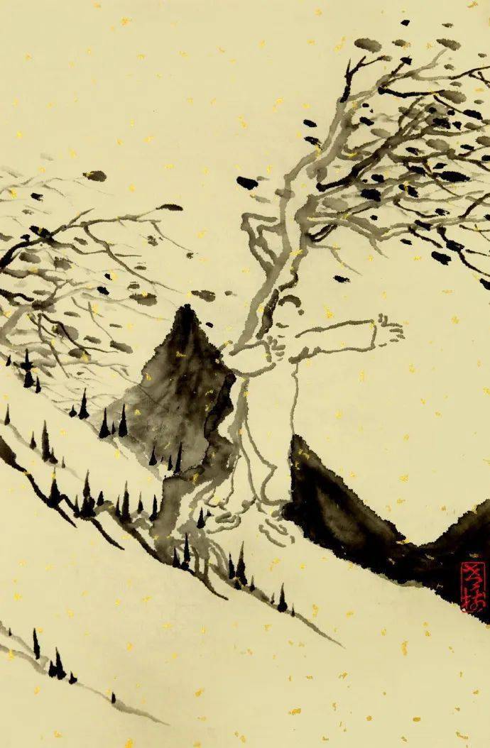 老树画画:到了秋天 ,吃肉解馋,十斤萝卜,炖了牛腩