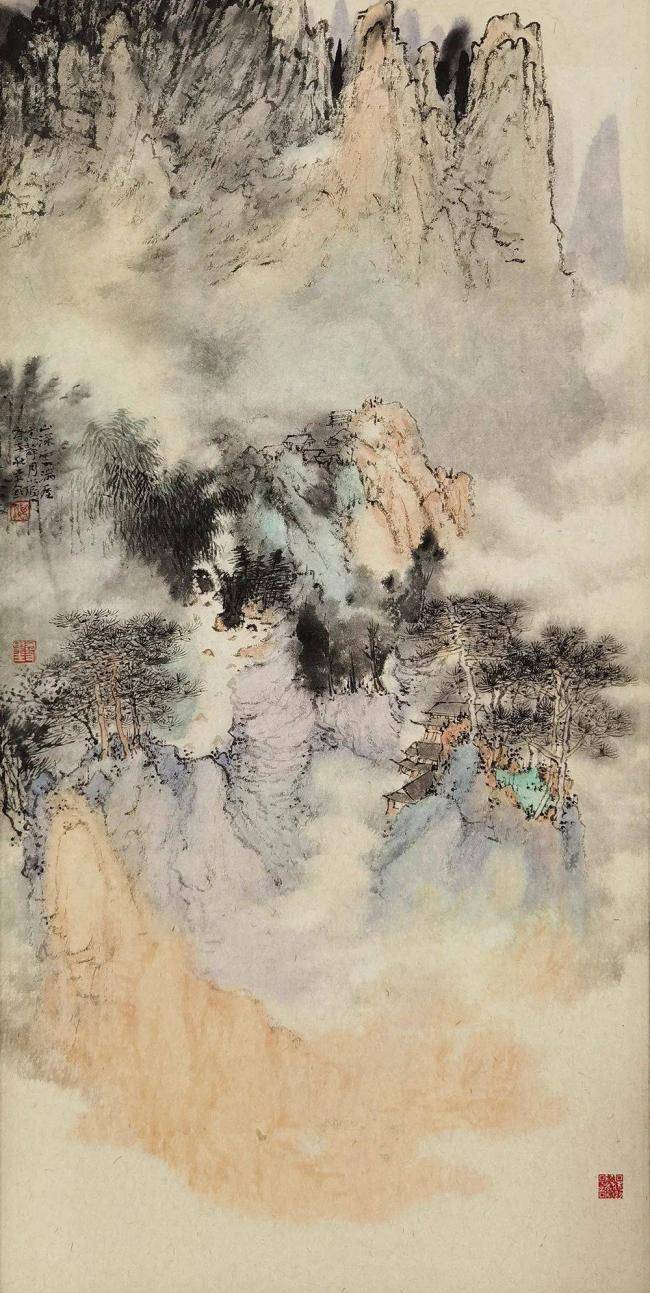 著名画家万钧国画艺术创作风格及特点评价_作品_山水_山东