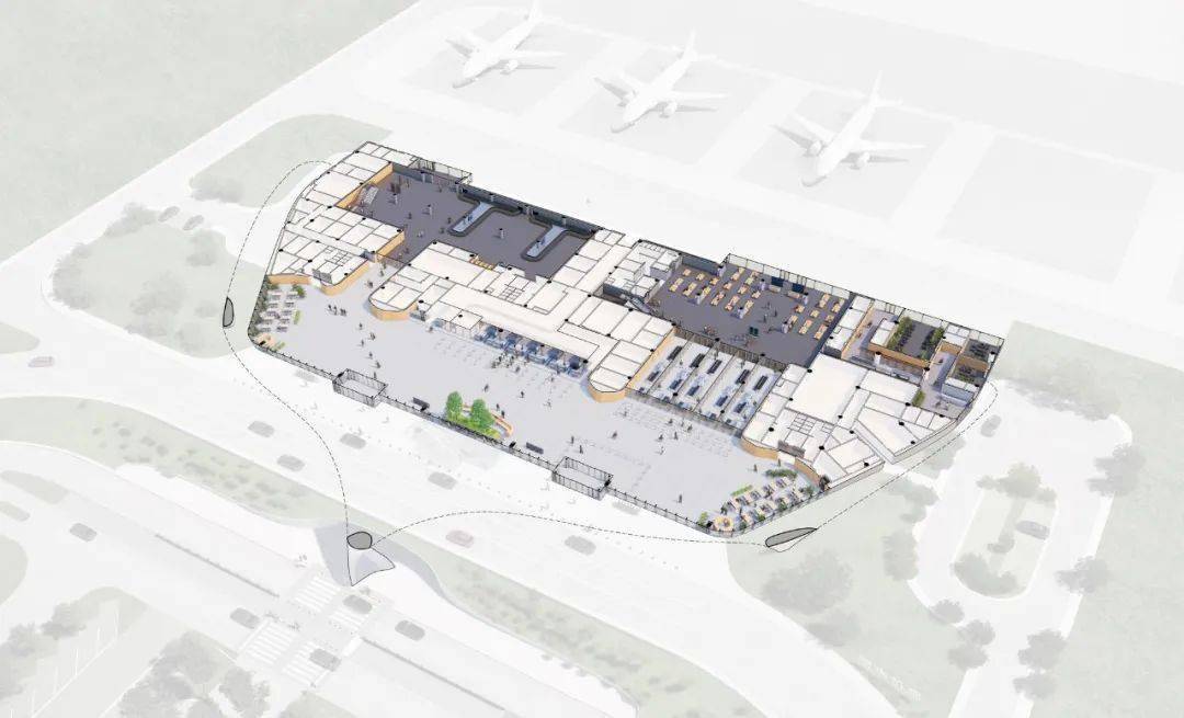 “山中飞鸟”:马岩松MAD发布浙江丽水机场设计_航站楼_建筑_空间