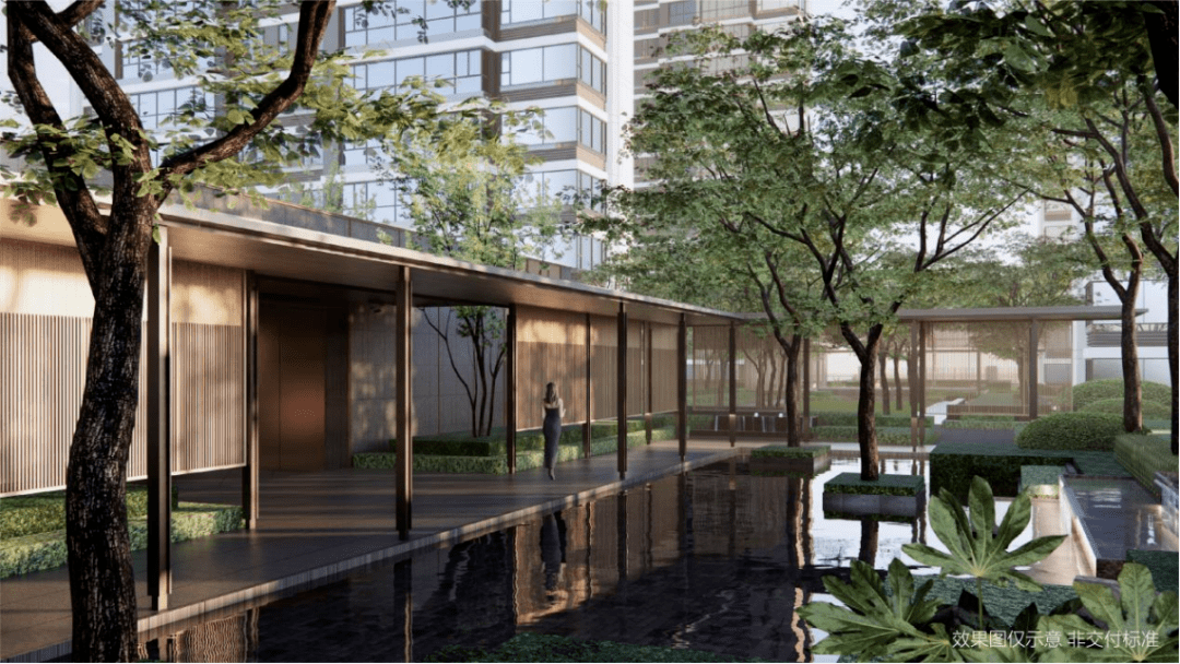 55,楼栋南北向间距均约大于40米,住宅无架空层,两梯两户设计,无外连廊