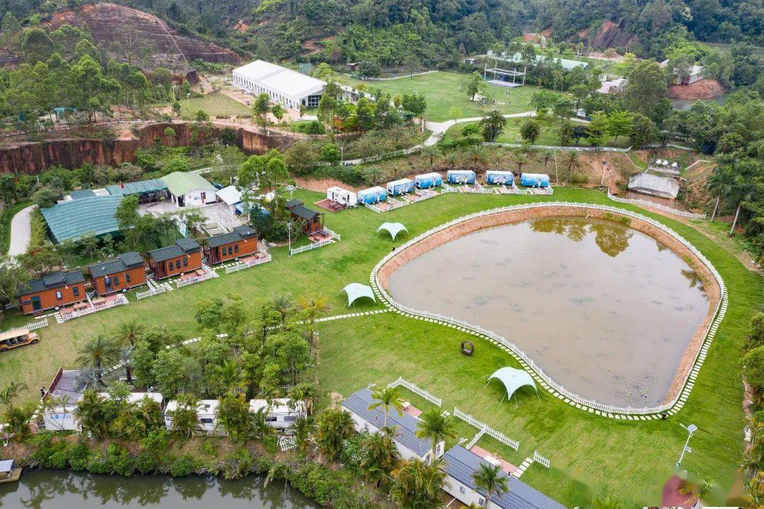 大尖山露營公園佔地1300畝,是一個以農業種植為基礎,集親子活動,休閒