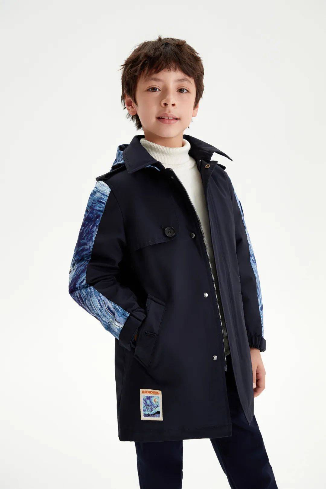 波司登kids | 梵高名画合作系列 解锁10后的穿搭新风尚~_孩子_向日葵