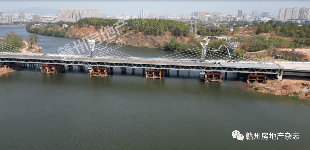 赣州首座双层景观大桥——蟠龙大桥进展曝光!_经开区_项目_道路