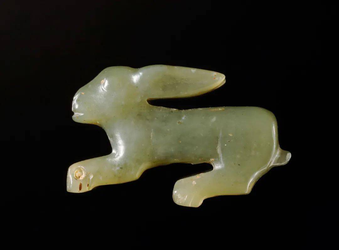 最可爱的古玉兔 ,萌萌哒 !_定陵_青玉_耳坠