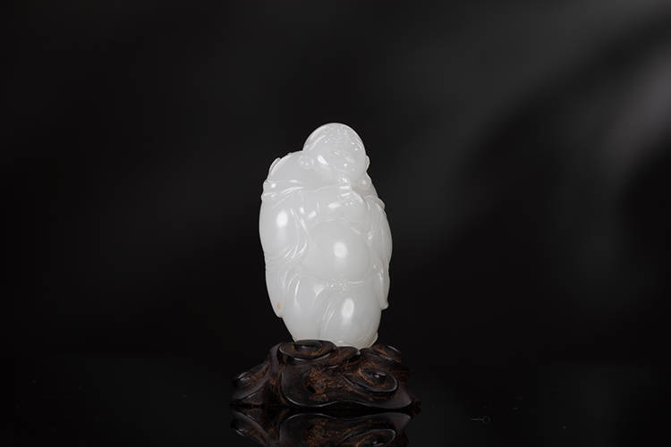 绿松石弥勒佛摆件 玉雕界"侯弥勒"侯晓峰玉雕(整套)_作品_和田玉_神韵