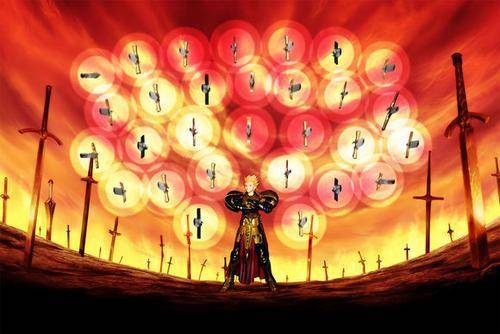 王,其对应的英灵吉尔伽美什也非常强大,拥有典藏了世上一切珍宝的宝库