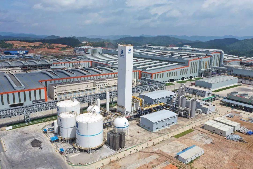 广东金晟兰1#,2#电炉项目已达产!3#电炉项目正在进行桩基施工!