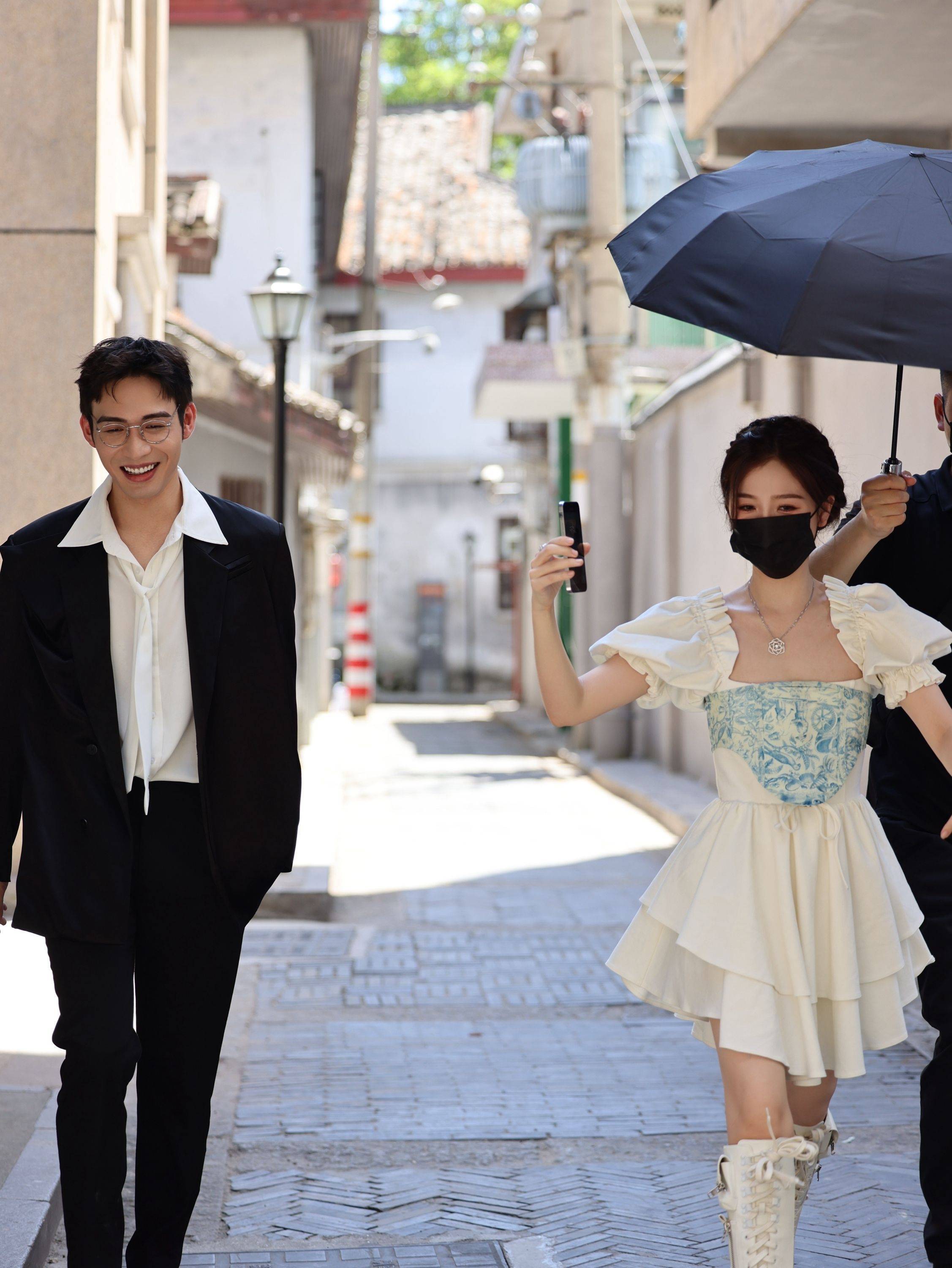 虞书欣张彬彬甜美合照合集