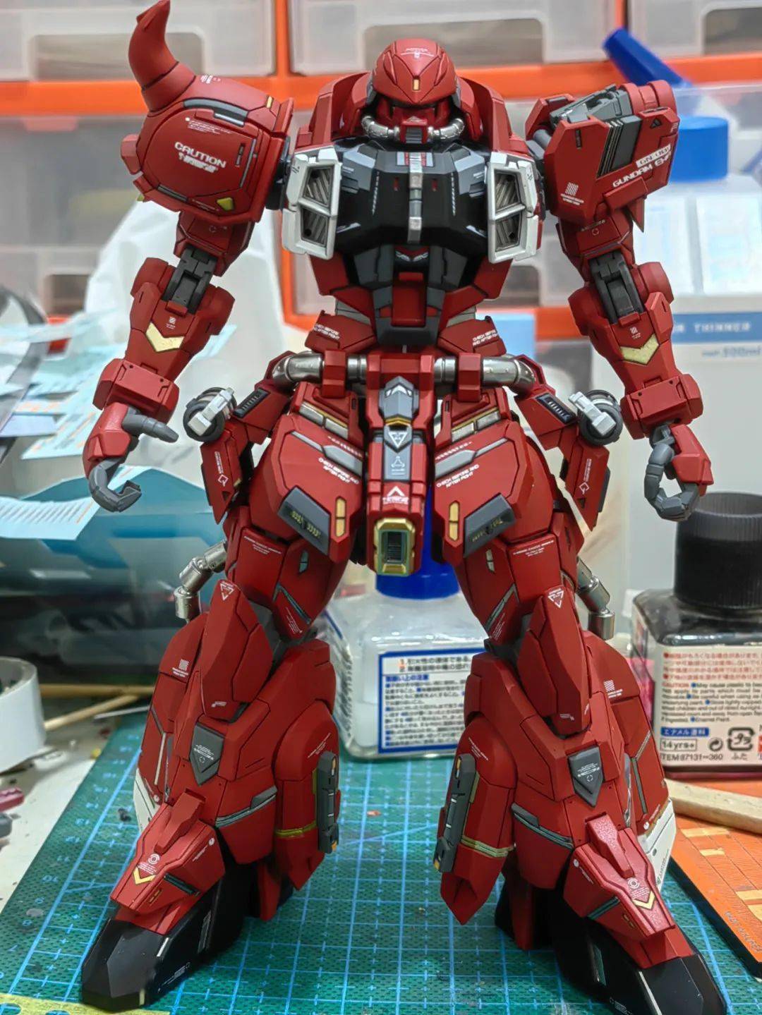 mg露娜扎古 gk改件,涂装制作_公众_来稿_模型