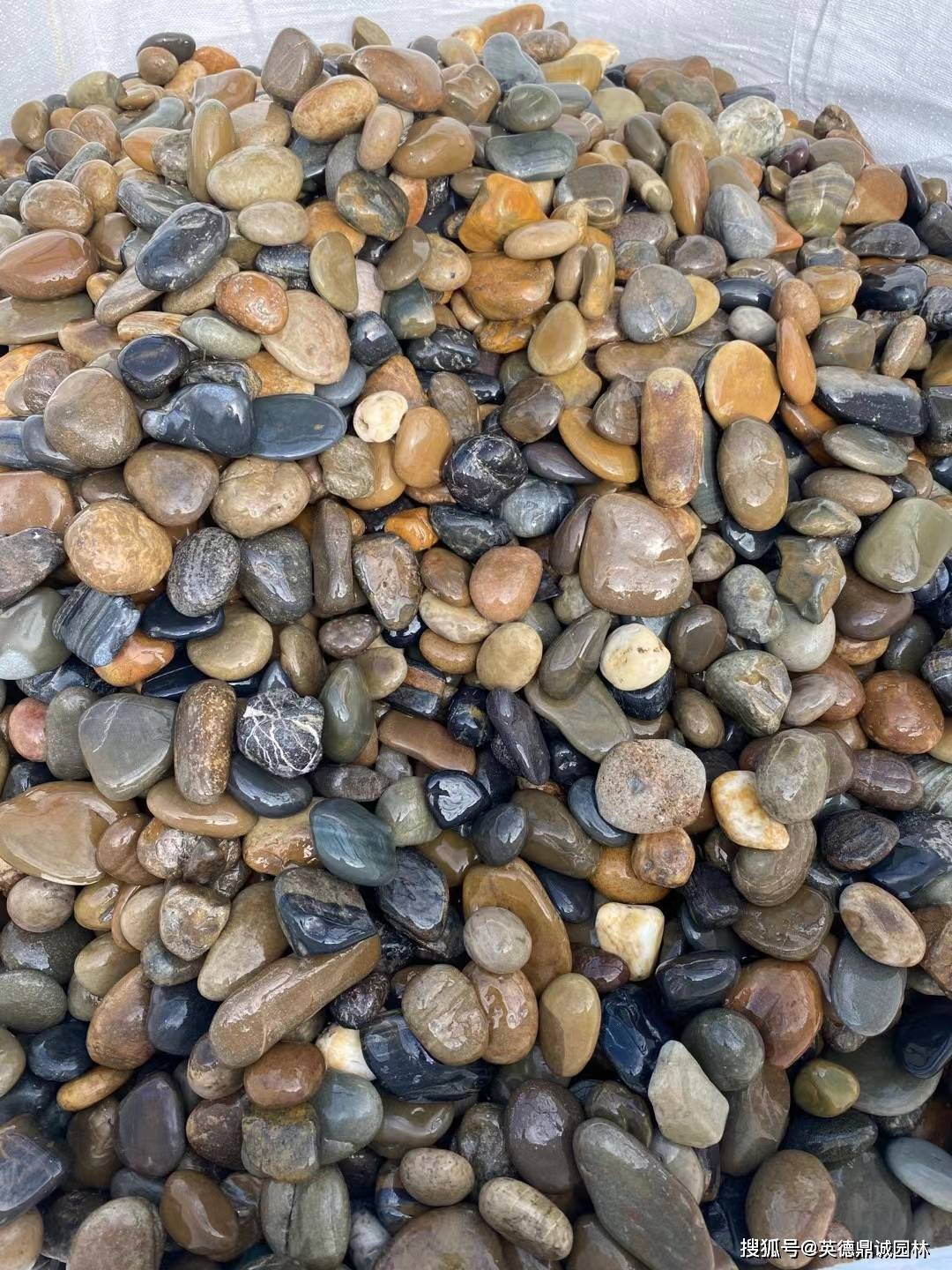 鹅卵石园林景观铺路造景常用石材_设计的_自然_庭院