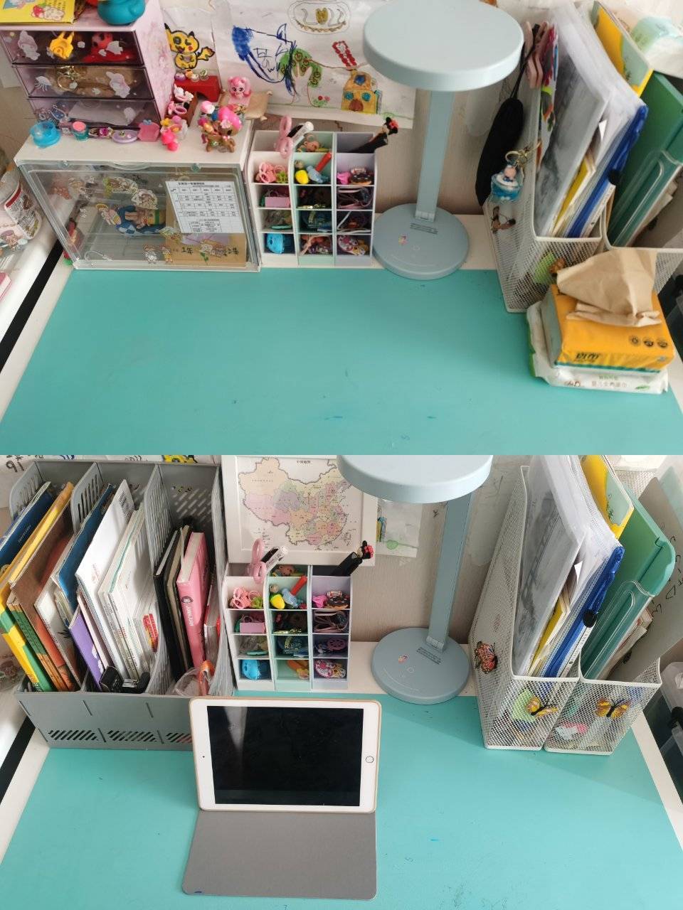 师家河小学三一班最美书桌_劳动_整理_同学