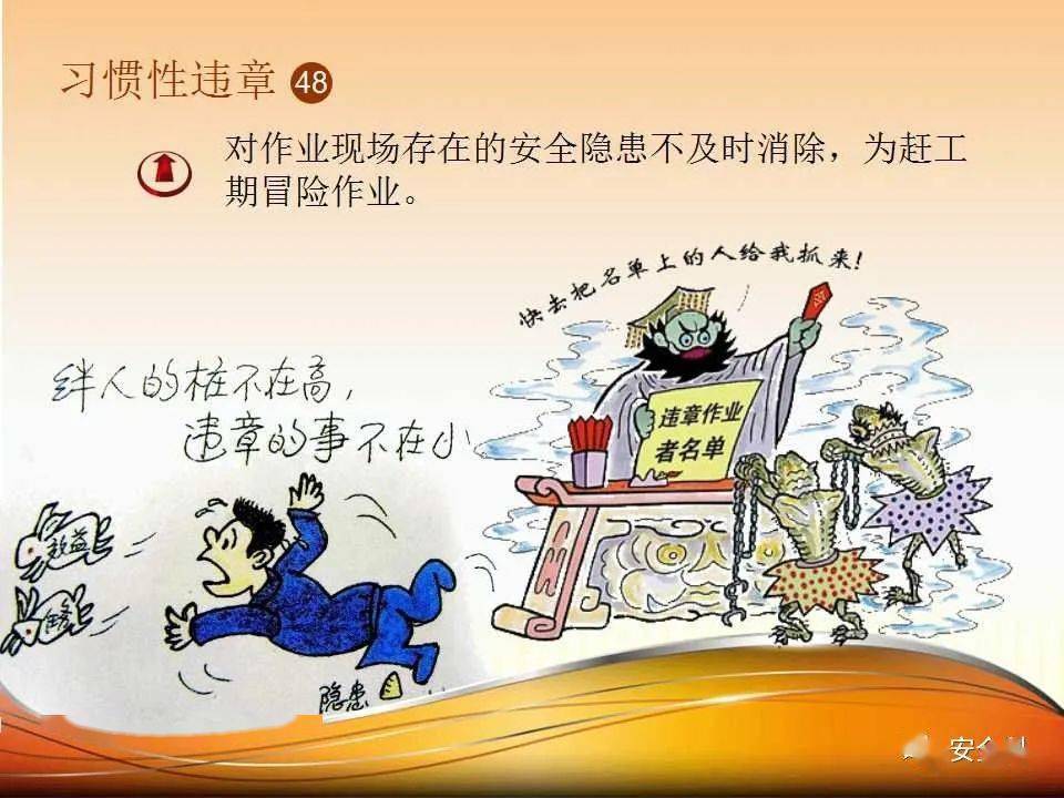 安全生产百错图,图文并茂_漫画_好友_安全群