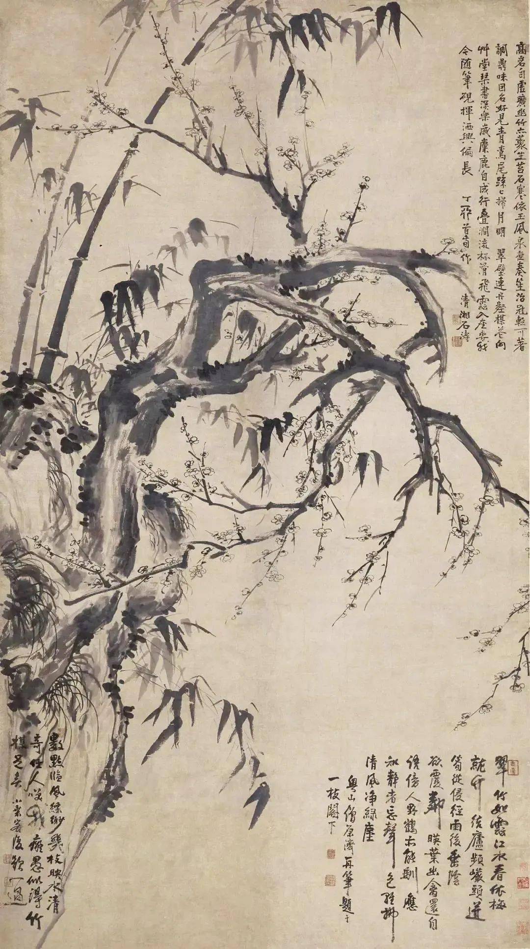 水墨淋漓《双清图》，清心养眼！_搜狐网