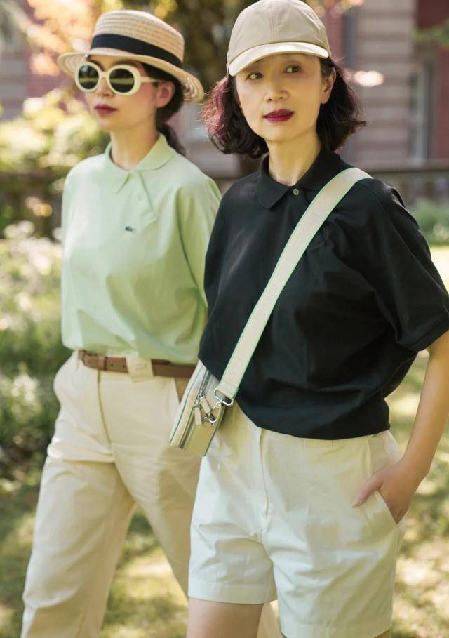 被三木妈妈的夏季穿搭圈粉了,t恤 裤装高级感满满_气质_白色_款式