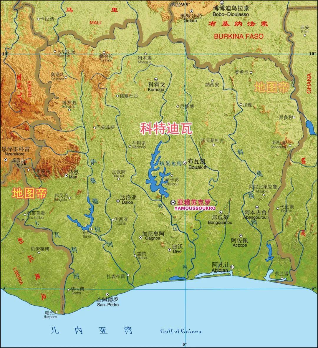 世界地图塞内加尔位置图片