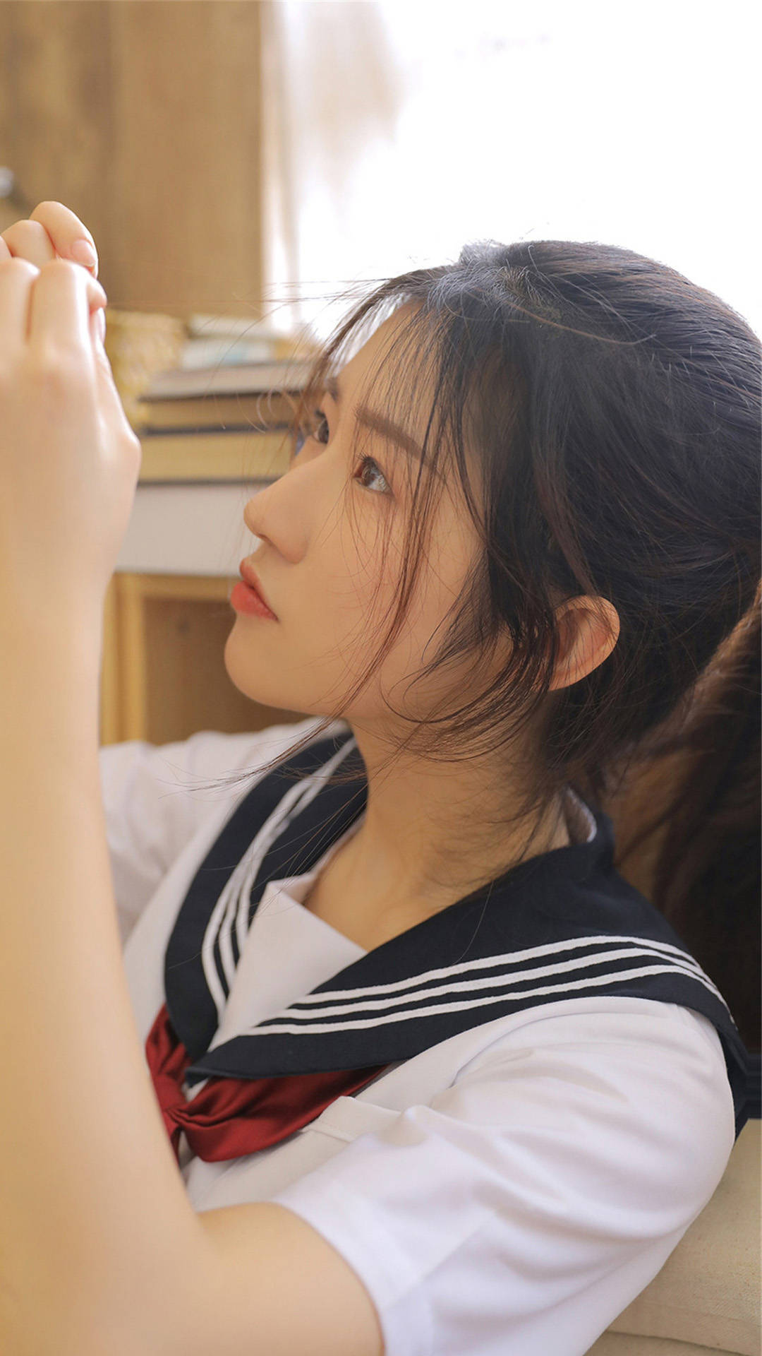 美女校花学生制服非主流手机壁纸大全