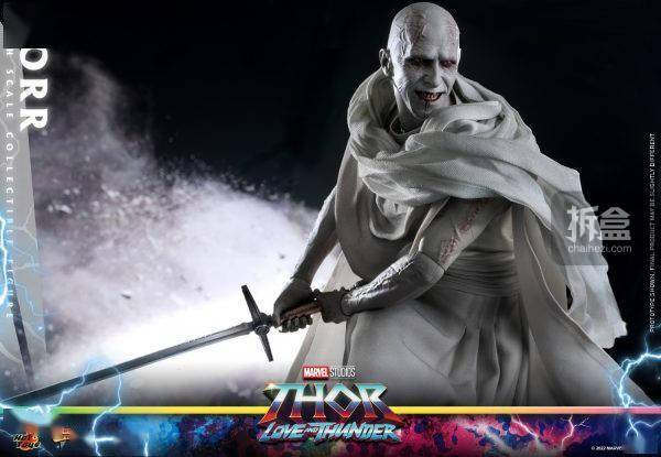 hottoys新品:1/6《雷神4:爱与雷霆》- 屠神者格尔gorr 珍藏可动人偶
