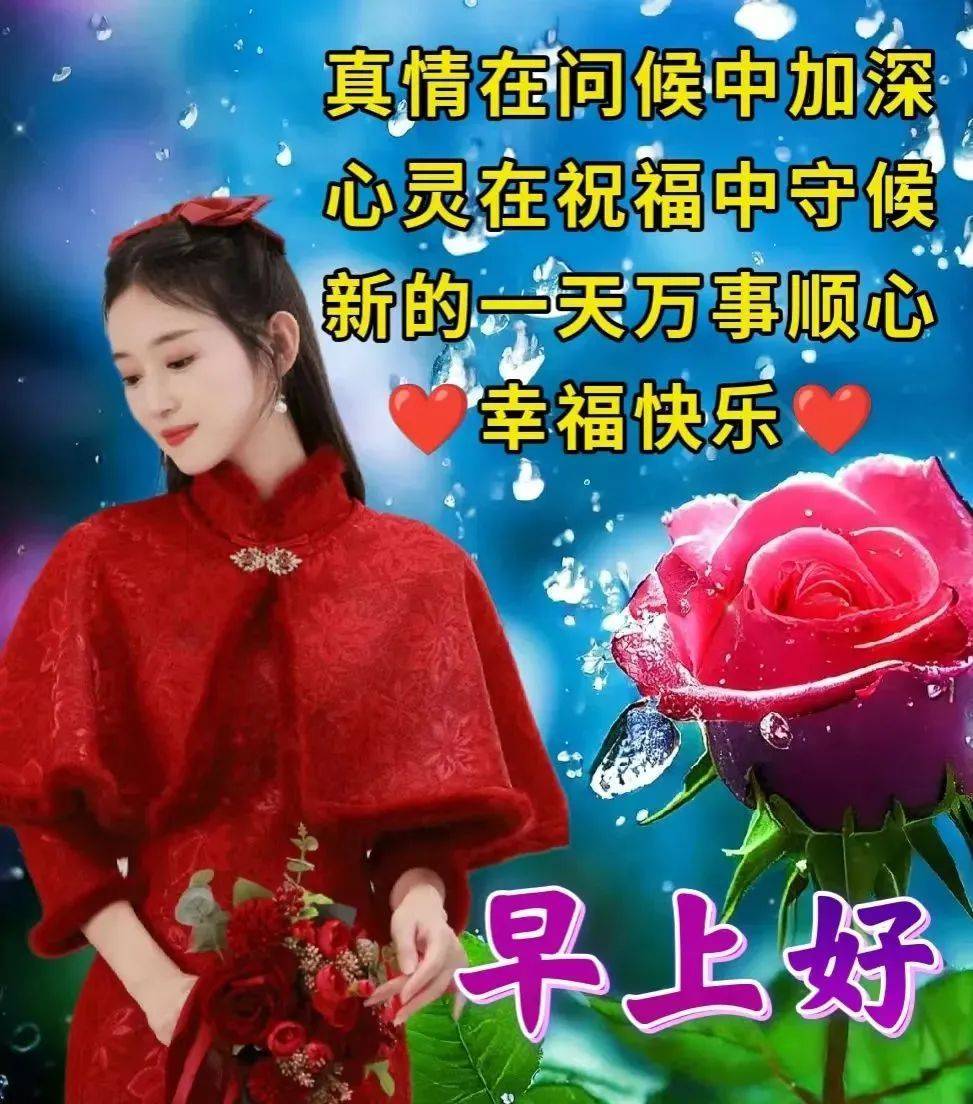 早上好真人美女图片图片