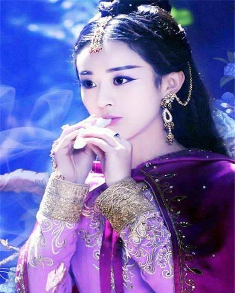 穿紫衣的古装剧女子,忍了锦觅,忍了紫萱,却被反派的她迷住_赵丽颖_一
