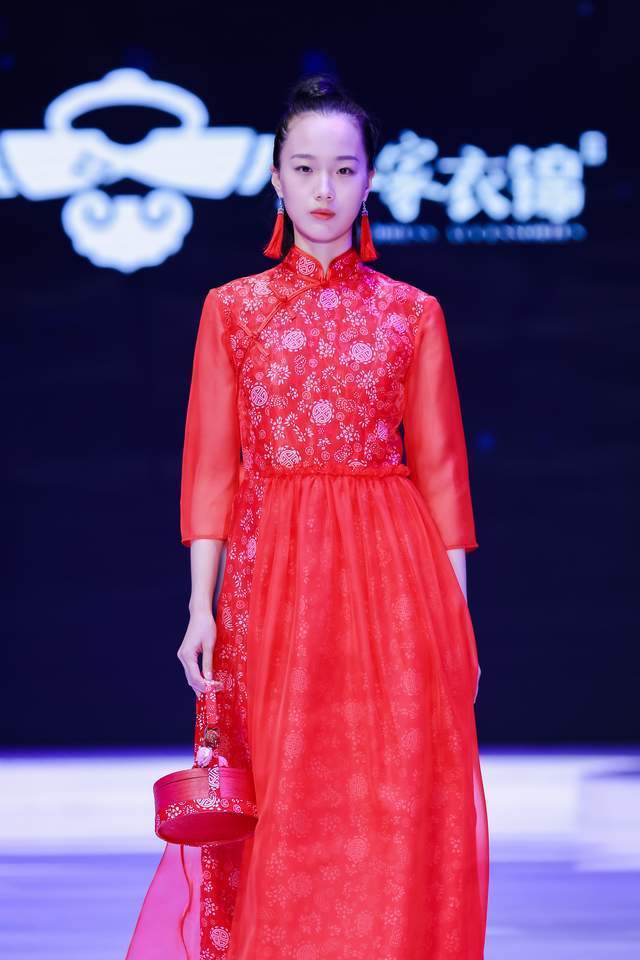 蓝色经典:"客家衣锦"品牌发布秀_设计_服饰_传统