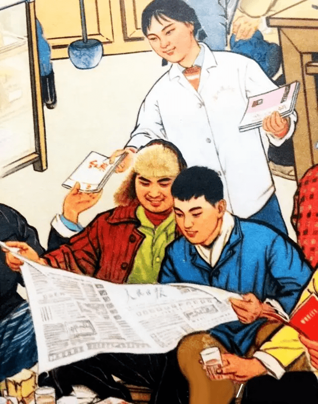 一组年画,带你回味六,七十年代的供销社_昙花_波罗_般若