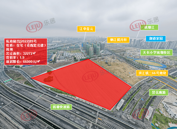 限价66000元/㎡!一站直达江河汇!实探钱二待出让地块_项目_杭州_规划