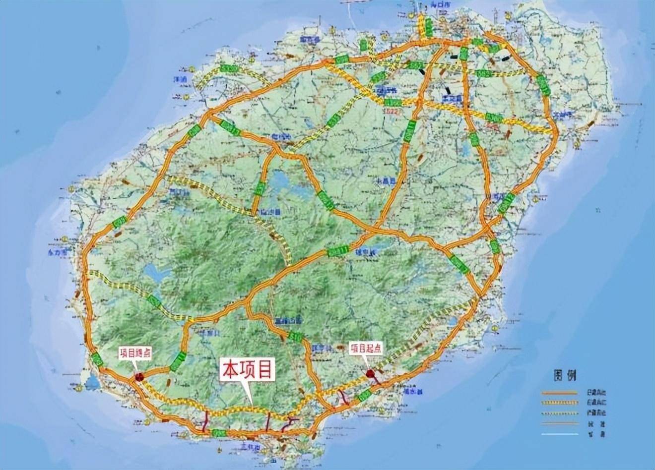目前海南境内最主要的高速公路就是g98环岛高速公路,多数路段有着非常