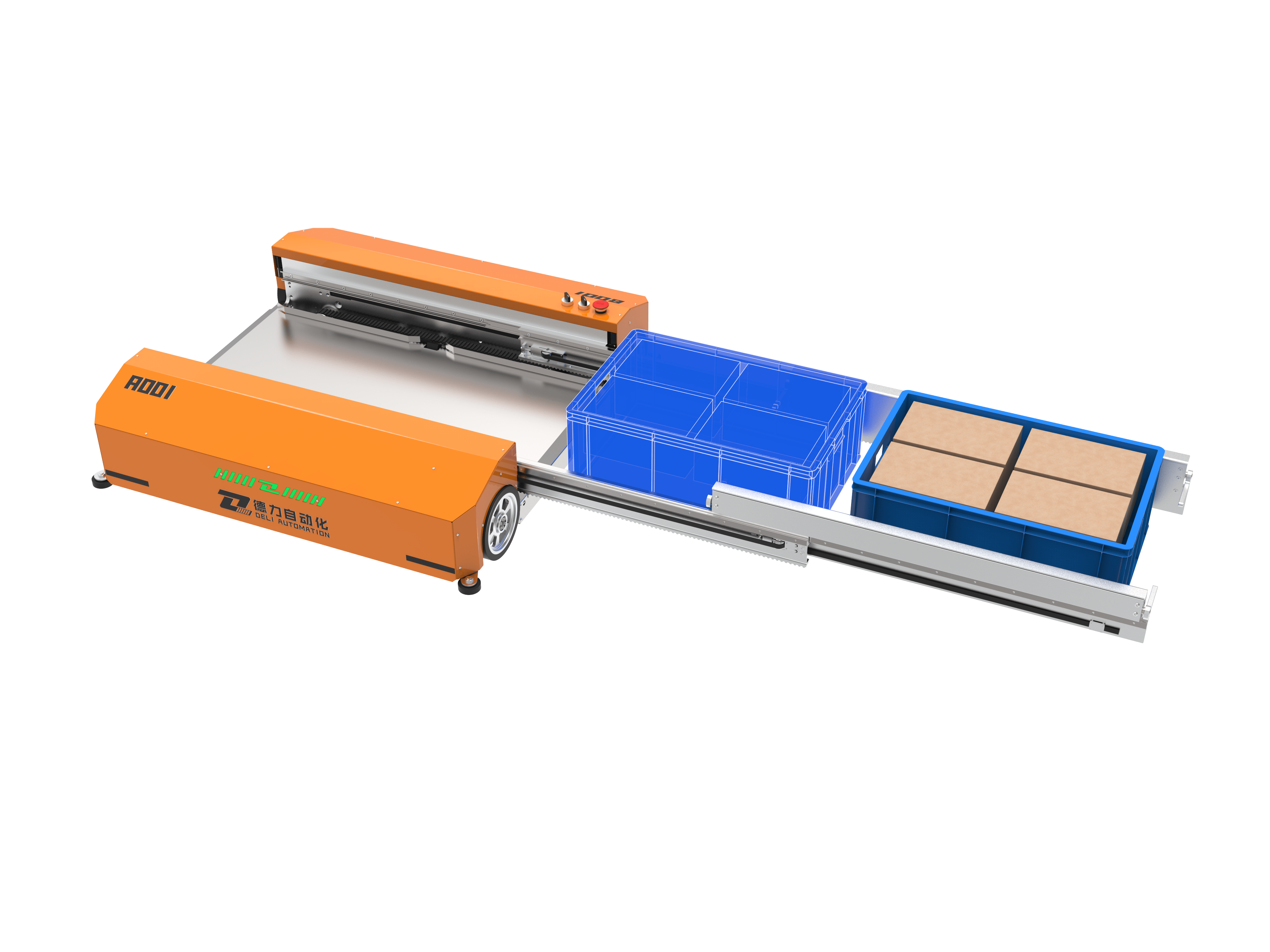 德力料箱四向穿梭机器人助力高效密集存储!_仓储_系统_运行