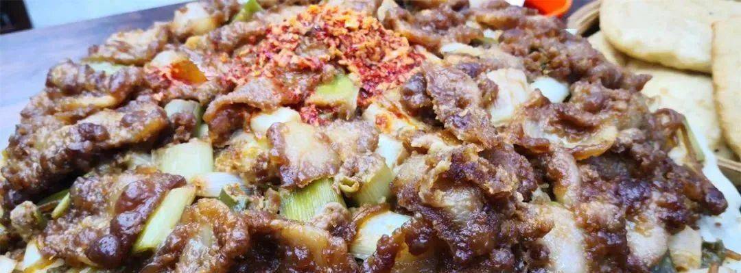 【万荣美食】万荣蒸菜香喷喷!最是家常滋味抚人心_大葱_五花肉_后土