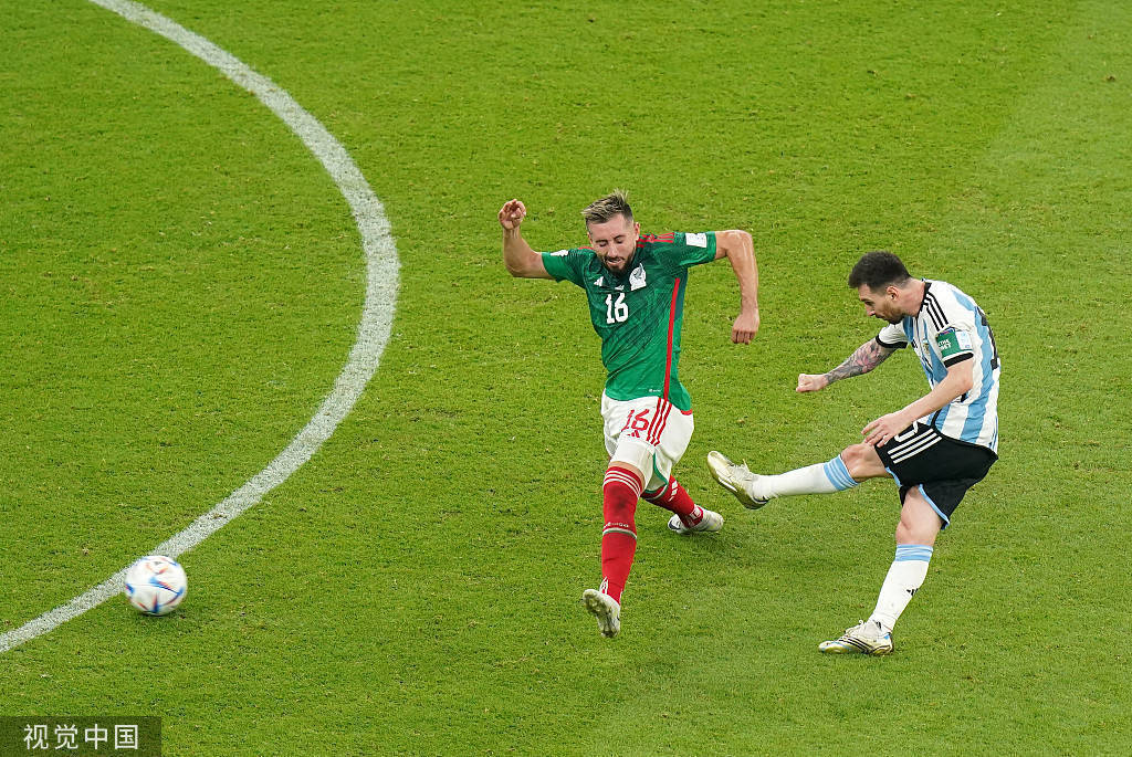 世界杯-梅西传射+贴地斩世界波阿根廷2-0墨西哥