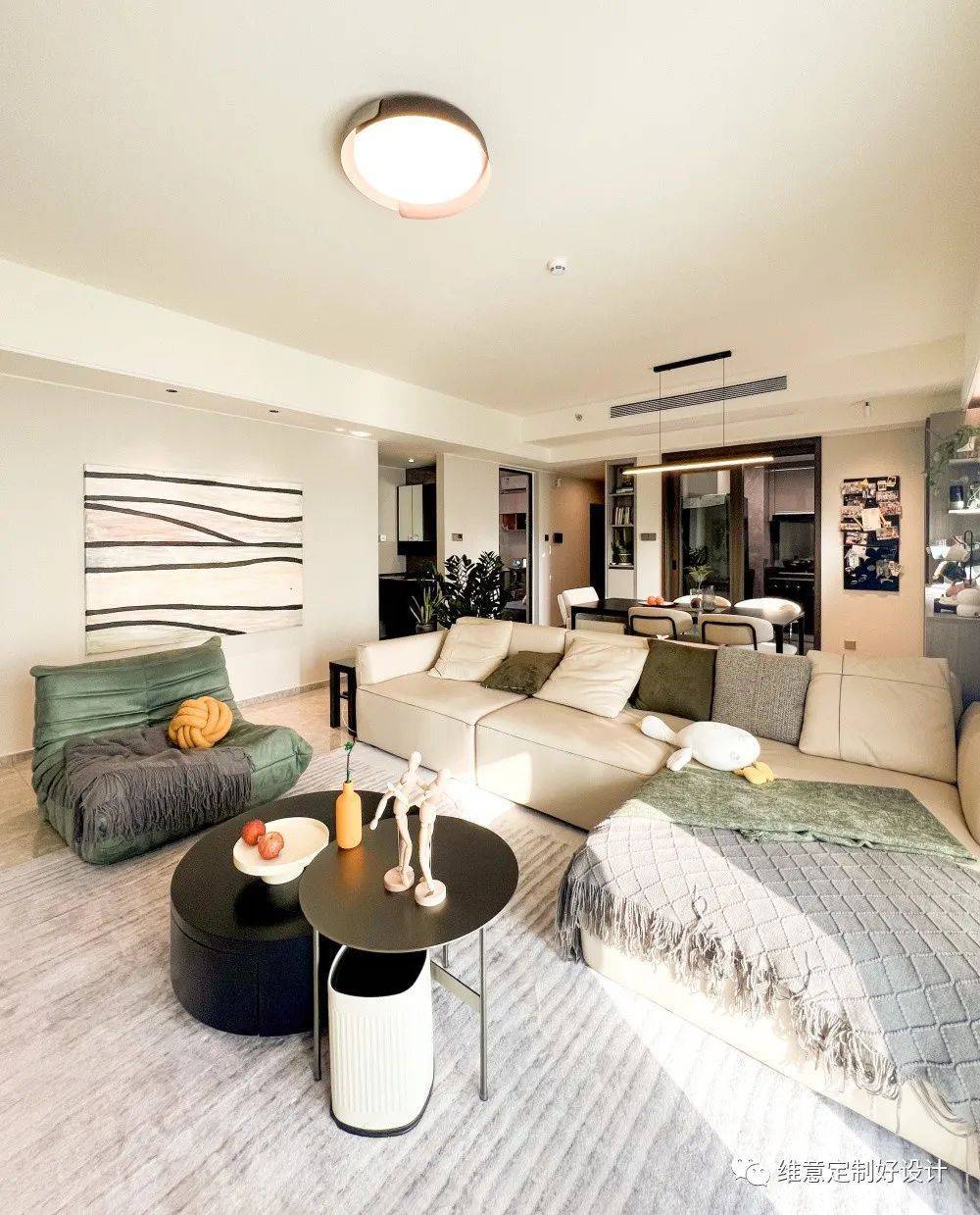 横厅小户型像维意定制这样设计,比买多20㎡还值!_装饰_餐厅_收纳