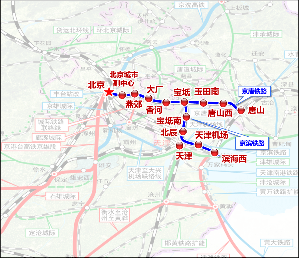 京唐铁路大厂站前玉兰广场完工