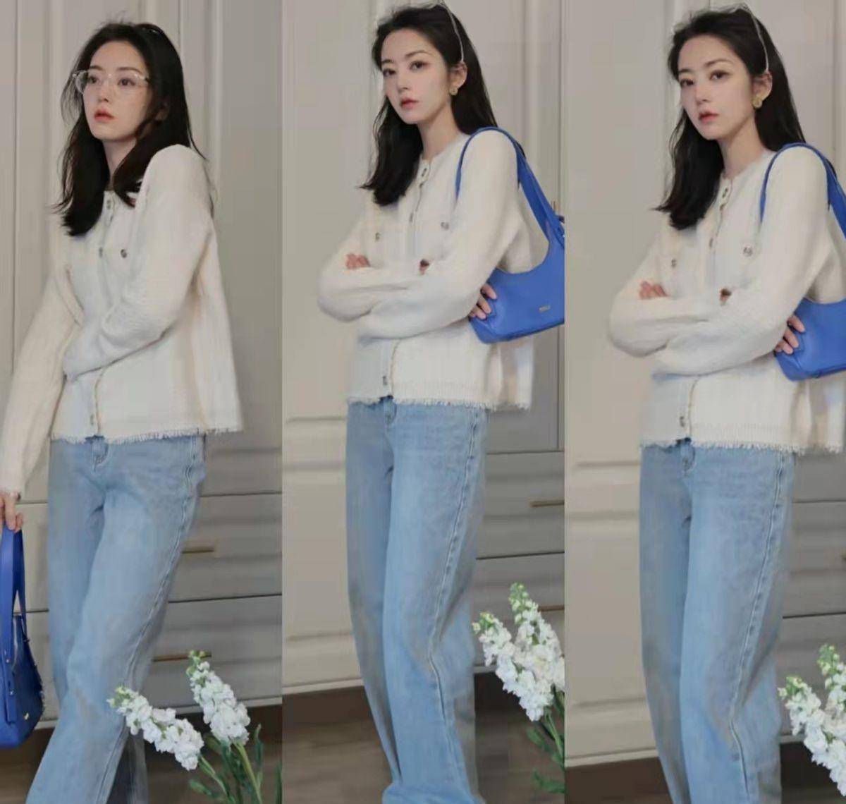 一条"浅色牛仔裤"走春夏!基础款百搭简单穿,这样搭配清爽干净