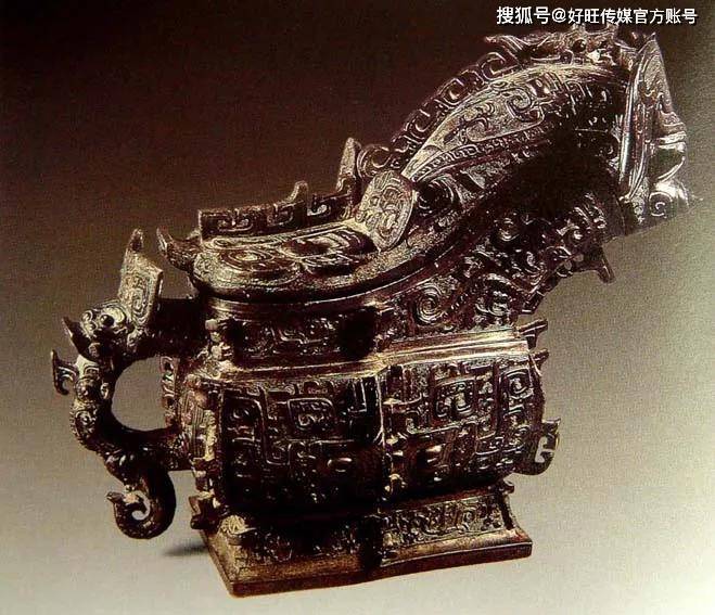 三秦文博讲堂｜周原博物馆馆藏文物——西周折觥_昭王_宝鸡_颈部