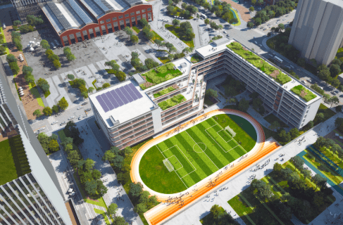 大宁国际学校(小学部)是一所30班规模的配套公办小学,总建筑面积约为