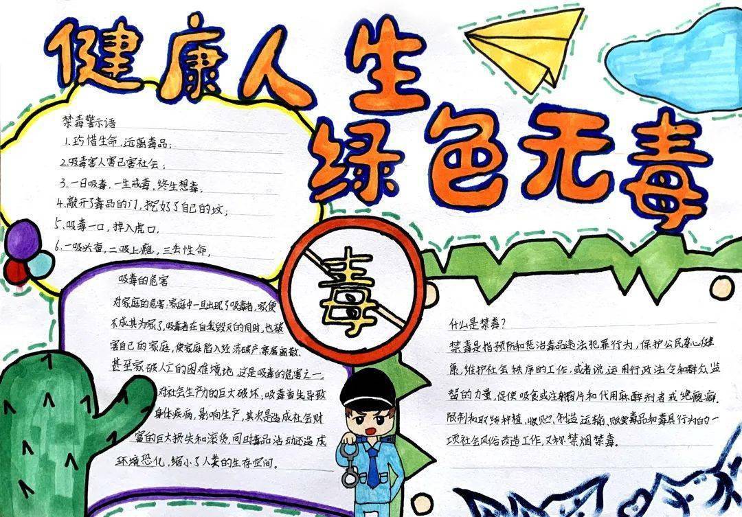 获奖公布丨"禁毒宣传进万家"禁毒手抄报线上征集大赛活动获奖名单公布
