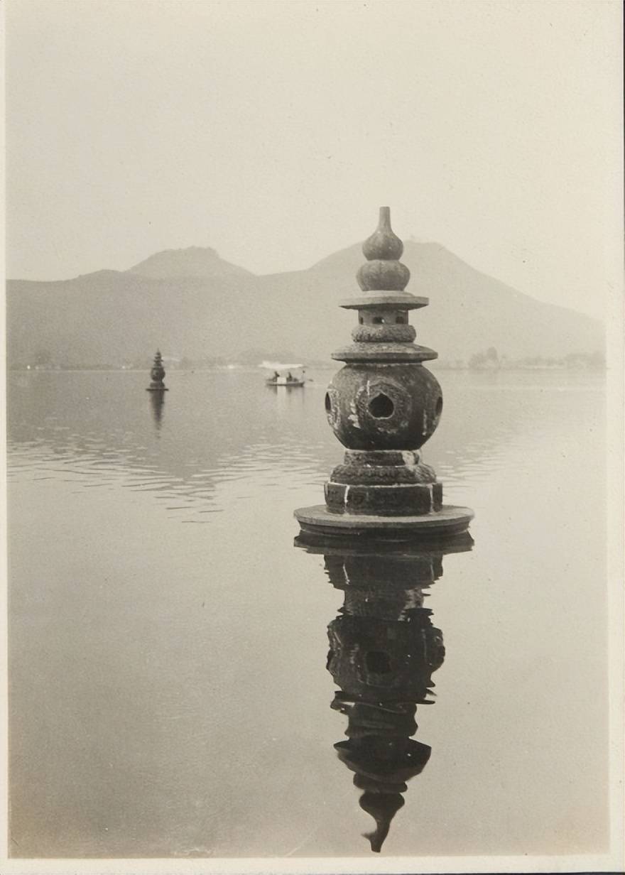 二十年代日本人拍摄的杭州西湖,风景优美很漂亮_杭州市_保俶塔_年间