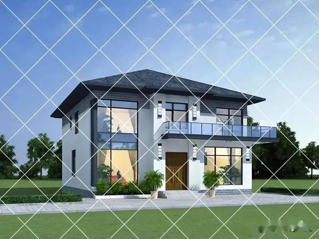 30款现代简约现代别墅,现代风格乡村别墅设计图_农村_图纸_信号